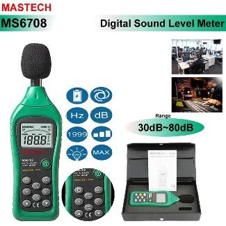 MASTECH MS6708 Digital Sound Noise Meter